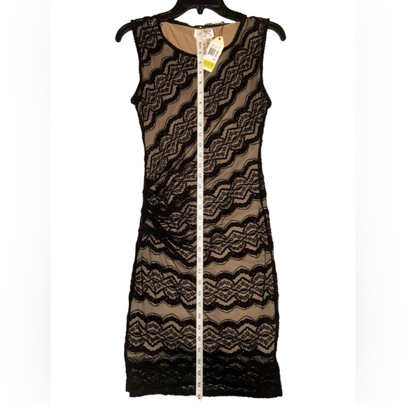 M.S.S.P. Alexandra Dress - Black - Size XS Extra Small Bodycon - Picture 5 of 7